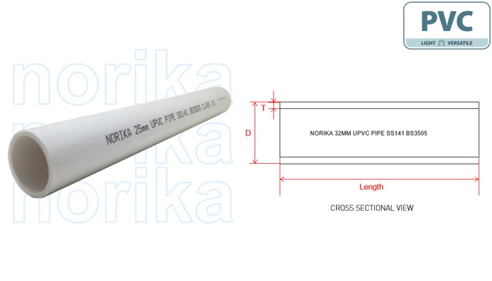 SS141 uPVC PIPES